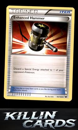 Enhanced Hammer 94/108 Pokemon Uncommon Dark Explorers Card LP - Image 1