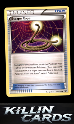 Escape Rope 120/135 Pokemon Uncommon Plasma Storm Card LP - Image 1