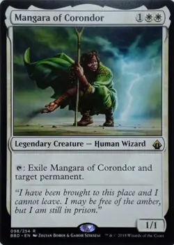 098/254 MANGARA OF CORONDOR RARE BATTLEBOND MTG CARD - Image 1