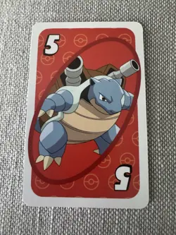 Blastoise - # 5 Red - Japanese Uno Deck Promo Rare - Pokemon Card - - Image 1