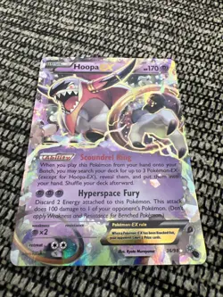 Pokemon TCG Hoopa-EX Ancient Origins Holo Card 36/98 EX Rare - Image 1