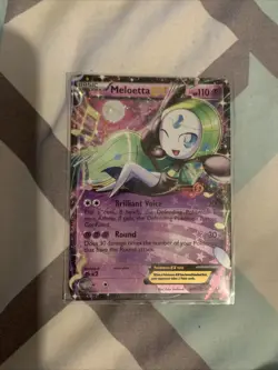 Meloetta EX Radiant Collection Holo Pokemon Card RC11/RC25 Legendary Treasures - Image 1