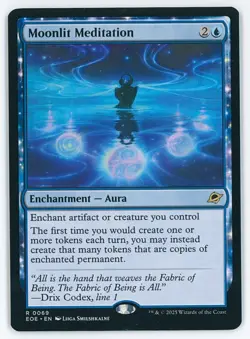 Moonlit Meditation #0069 MTG Edge Of Eternities Magic The Gathering - Image 1