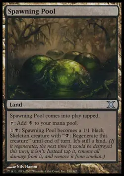 MTG English Spawning Pool NM Foil 10th Edition - Image 1