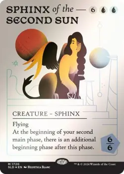 MTG English Sphinx of the Second Sun (Rainbow Foil) NM Foil Secret Lair - Image 1
