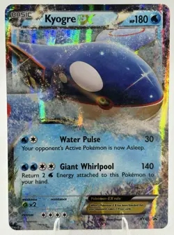 Kyogre EX XY41 Full Art Holo Promo | Pokemon TCG XY Black Star Promo - Image 1