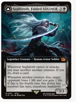 Sephiroth, Fabled SOLDIER Extended MTG FIN Nm/M - Image 1