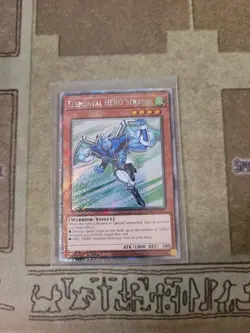 YUGIOH ELEMENTAL HERO STRATOS RA03-EN177 PLATINUM RARE 1ST ED NM - Image 1