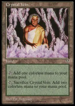 MTG CRYSTAL VEIN ITALIAN PLAYED - VENA DI CRISTALLO - MRG - MAGIC - Image 1