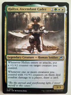 Haliya Ascendant Cadet #0218 Edge of Eternities MTG Magic NM X 3 Copies - Image 2