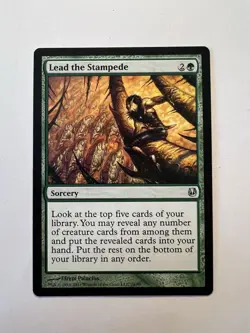 Lead the Stampede - MTG Duel Decks: Ajani vs. Nicol Bolas - NM - Image 1