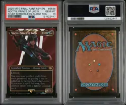2025 MTG FINAL FANTASY #0546 NOCTIS PRINCE OF LUCIS SURGE FOIL PSA 10 - Image 3