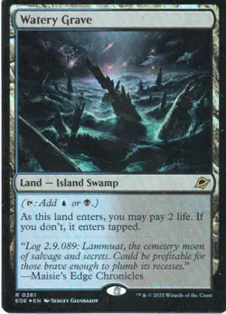 MTG: Edge of Eternities: Foil Watery Grave: Lightly Played Condition - Image 1