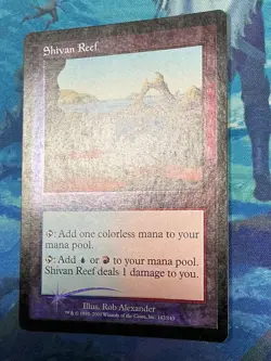 MTG FOIL SHIVAN REEF APOCALYPSE MODERATELY PLAYED - Image 2