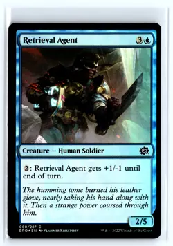 FOIL Retrieval Agent The Brothers' War - MTG Magic the Gathering Card - Image 1