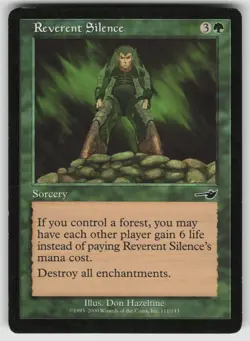 Reverent Silence C Nemesis 111 MTG - Image 1