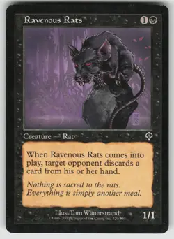 Ravenous Rats C Invasion 120 MTG - Image 1