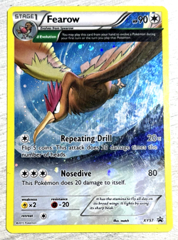 Fearow - Pokemon- XY57 - Black Star Holo Promo Ancient Origins EX-NM - Image 1
