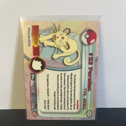 Persian Pokemon - TV Animation Edition - Topps 1999 Black Logo # 53 - Image 2