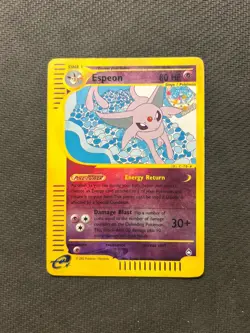 Pokemon TCG Espeon 11/147 Reverse Holo! HP Condition! See Description! - Image 1