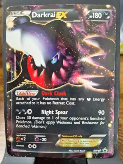 Darkrai EX #BW46 Pokemon Promo Rare Pokemon 2012 HP - Image 1