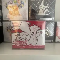 White Flare Pokemon Center Elite Trainer Box (ETB) with case - Image 1