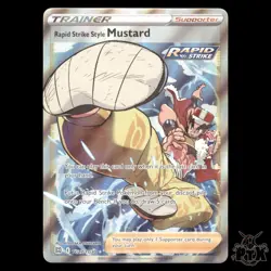 Rapid Strike Style Mustard #TG27/TG30 Brilliant Stars NM/Near Mint Pokemon 2022 - Image 1