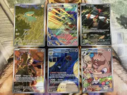 Pokemon Destined Rivals Full Art Illustration Rare Lot of 6x Cards English - NM - Image 1