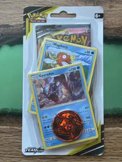 Rare Sealed Pokemon Sun & Moon TEAM UP Gyarados Checklane Blisters (2) - Image 2