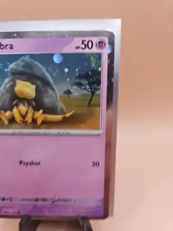 Pokemon 151 Abra 063/165 Cosmos Holo Promo SV HD GALAXY SWIRL - Image 4