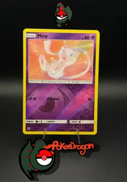 Pokemon TCG - Mew #32/68 Hidden Fates - Reverse Holo Rare - NM/LP - Image 1
