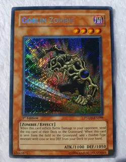 Yugioh 1x Goblin Zombie PTDN-EN098 Secret Rare 1st Edition Near Mint - Image 1