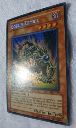 Yugioh 1x Goblin Zombie PTDN-EN098 Secret Rare 1st Edition Near Mint - Image 4