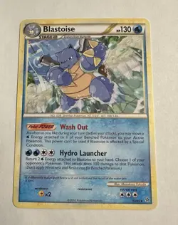 Blastoise 13/95 Unleashed Pokemon Card Non-Holo LP/NM - Image 1