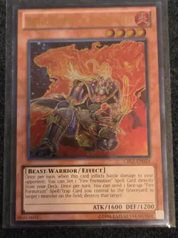 Yugioh Brotherhood of the Fire Fist - Bear CBLZ-EN024 Ultimate Rare VLP - Image 1