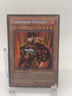 Yugioh Command Knight CT1-EN003 Secret/Ultra Misprint Limited Edition MP - Image 2