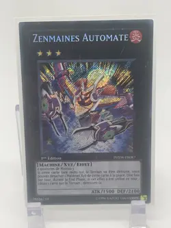 Wind-Up Zenmaines FRENCH Secret Rare 1st Ed PHSW-EN087 PHSW-FR087 Yugioh - Image 3