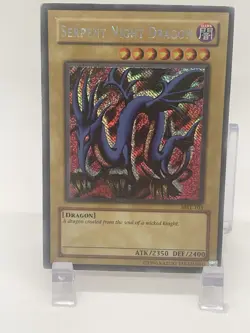 (Misprint Reverse secret) Serpent Night Dragon MRL-103 Secret Yugioh UNL HP - Image 1