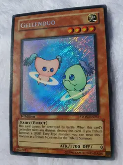 Yugioh 1x Gellenduo STON-EN067 Secret Rare 1st Edition NM - Image 4