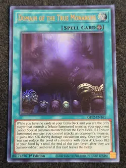 Yugioh Domain of the True Monarchs GFP2-EN161 Ultra Rare 1st Edition NM - Image 1