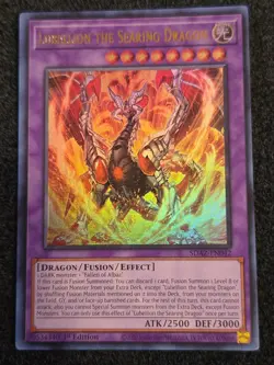 1x Yugioh Lubellion the Searing Dragon SDAZ-EN042 Ultra Rare 1st Ed NM - Image 1