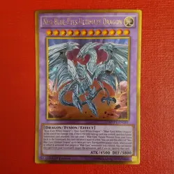 Yugioh Neo Blue-Eyes Ultimate Dragon MVP1-ENG01 1st Edition - Image 1