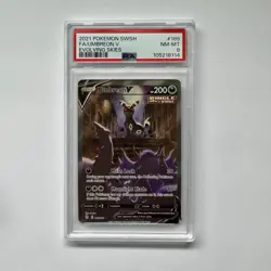 PSA 8 Umbreon V Alt Art 189/203 Full Art Evolving Skies 2021 Pokemon - Image 1