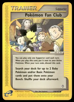 Pokemon Pokemon Fan Club 130/147 Uncommon Aquapolis NM - Image 1