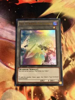 Yugioh x1 Sky Striker Ace Token 1st Edition MAMA-EN013 Ultra Rare (NM!) - Image 1