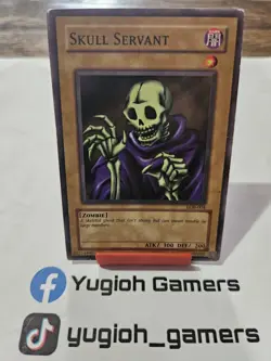 Yu-Gi-Oh Skull Servant LOB Common Light Played - Image 1