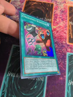 Yu-Gi-Oh! Obedience Schooled LVAL-EN088 1st Edition Super Rare NM - Image 2