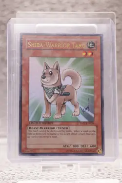 1996 Yu-Gi-Oh! RARE Shiba-Warrior Taro YAP1-EN008 Limited Edition - Image 1