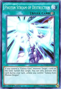 Yugioh! LP Photon Stream of Destruction - WSUP-EN011 - Super Rare - 1st Edition - Image 1