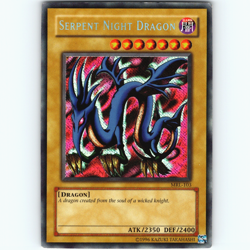 Yugioh Serpent Night Dragon MRL-103 Secret Rare REVERSE FOIL MISPRINT - MP 💎 - Image 1
